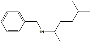 benzyl(5-methylhexan-2-yl)amine 结构式