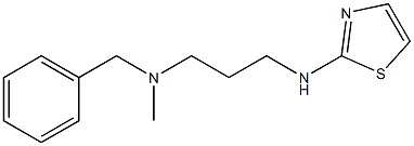 benzyl(methyl)[3-(1,3-thiazol-2-ylamino)propyl]amine 结构式