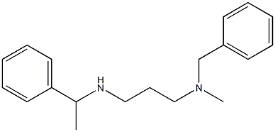 benzyl(methyl){3-[(1-phenylethyl)amino]propyl}amine 结构式