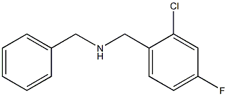 benzyl[(2-chloro-4-fluorophenyl)methyl]amine 结构式