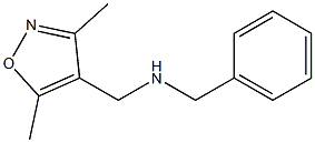 benzyl[(3,5-dimethyl-1,2-oxazol-4-yl)methyl]amine 结构式