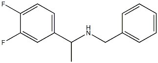 benzyl[1-(3,4-difluorophenyl)ethyl]amine 结构式