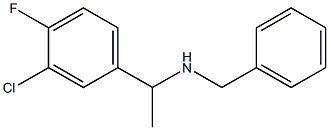 benzyl[1-(3-chloro-4-fluorophenyl)ethyl]amine 结构式