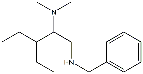 benzyl[2-(dimethylamino)-3-ethylpentyl]amine 结构式