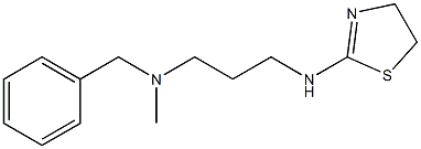 benzyl[3-(4,5-dihydro-1,3-thiazol-2-ylamino)propyl]methylamine 结构式