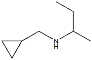 butan-2-yl(cyclopropylmethyl)amine 结构式