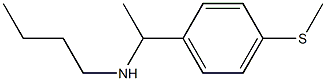 butyl({1-[4-(methylsulfanyl)phenyl]ethyl})amine 结构式