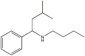 butyl(3-methyl-1-phenylbutyl)amine 结构式
