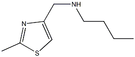 butyl[(2-methyl-1,3-thiazol-4-yl)methyl]amine 结构式