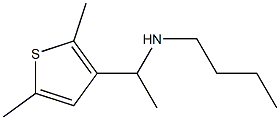 butyl[1-(2,5-dimethylthiophen-3-yl)ethyl]amine 结构式