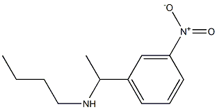 butyl[1-(3-nitrophenyl)ethyl]amine 结构式