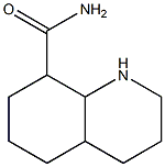 decahydroquinoline-8-carboxamide 结构式