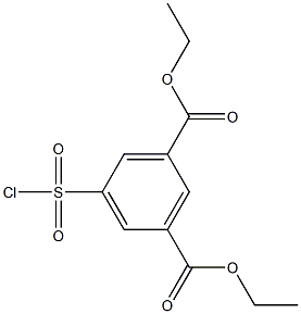 diethyl 5-(chlorosulfonyl)isophthalate 结构式