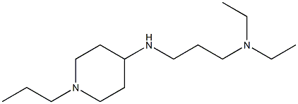 diethyl({3-[(1-propylpiperidin-4-yl)amino]propyl})amine 结构式