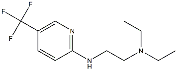 diethyl(2-{[5-(trifluoromethyl)pyridin-2-yl]amino}ethyl)amine 结构式