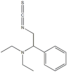 diethyl(2-isothiocyanato-1-phenylethyl)amine 结构式