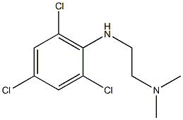 dimethyl({2-[(2,4,6-trichlorophenyl)amino]ethyl})amine 结构式