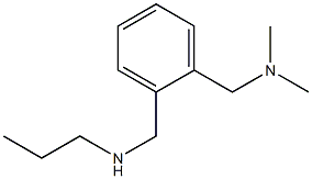 dimethyl({2-[(propylamino)methyl]phenyl}methyl)amine 结构式
