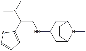 dimethyl[2-({8-methyl-8-azabicyclo[3.2.1]octan-3-yl}amino)-1-(thiophen-2-yl)ethyl]amine 结构式