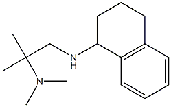 dimethyl[2-methyl-1-(1,2,3,4-tetrahydronaphthalen-1-ylamino)propan-2-yl]amine 结构式