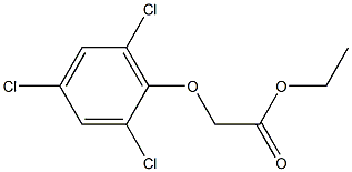 ethyl 2-(2,4,6-trichlorophenoxy)acetate 结构式
