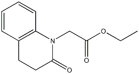 ethyl 2-(2-oxo-1,2,3,4-tetrahydroquinolin-1-yl)acetate 结构式