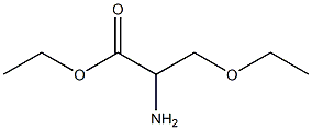 ethyl 2-amino-3-ethoxypropanoate 结构式