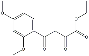 ethyl 4-(2,4-dimethoxyphenyl)-2,4-dioxobutanoate 结构式