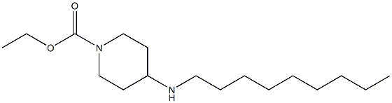 ethyl 4-(nonylamino)piperidine-1-carboxylate 结构式