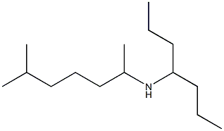 heptan-4-yl(6-methylheptan-2-yl)amine 结构式