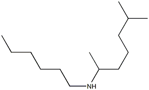 hexyl(6-methylheptan-2-yl)amine 结构式