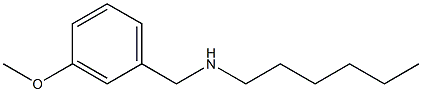 hexyl[(3-methoxyphenyl)methyl]amine 结构式