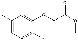 methyl 2-(2,5-dimethylphenoxy)acetate 结构式