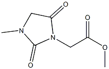 methyl 2-(3-methyl-2,5-dioxoimidazolidin-1-yl)acetate 结构式