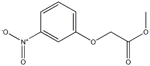 methyl 2-(3-nitrophenoxy)acetate 结构式