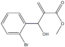 methyl 2-[(2-bromophenyl)(hydroxy)methyl]prop-2-enoate 结构式