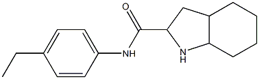 N-(4-ethylphenyl)-octahydro-1H-indole-2-carboxamide 结构式