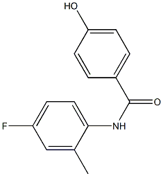 N-(4-fluoro-2-methylphenyl)-4-hydroxybenzamide 结构式