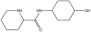 N-(4-hydroxycyclohexyl)piperidine-2-carboxamide 结构式