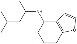 N-(4-methylpentan-2-yl)-4,5,6,7-tetrahydro-1-benzofuran-4-amine 结构式