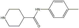N-(4-methylphenyl)piperidine-4-carboxamide 结构式
