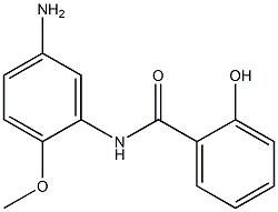 N-(5-amino-2-methoxyphenyl)-2-hydroxybenzamide 结构式