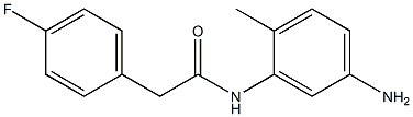 N-(5-amino-2-methylphenyl)-2-(4-fluorophenyl)acetamide 结构式