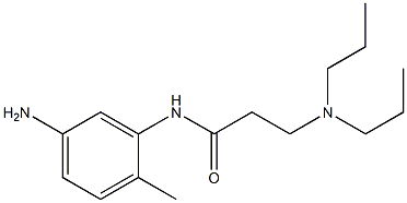 N-(5-amino-2-methylphenyl)-3-(dipropylamino)propanamide 结构式