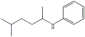 N-(5-methylhexan-2-yl)aniline 结构式