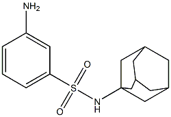 N-(adamantan-1-yl)-3-aminobenzene-1-sulfonamide 结构式