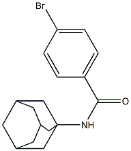 N-(adamantan-1-yl)-4-bromobenzamide 结构式