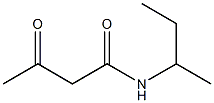 N-(butan-2-yl)-3-oxobutanamide 结构式