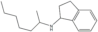 N-(heptan-2-yl)-2,3-dihydro-1H-inden-1-amine 结构式