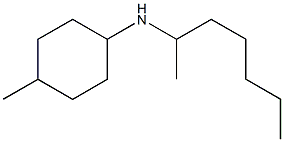 N-(heptan-2-yl)-4-methylcyclohexan-1-amine 结构式